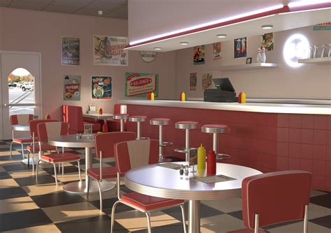 ArtStation - American Diner