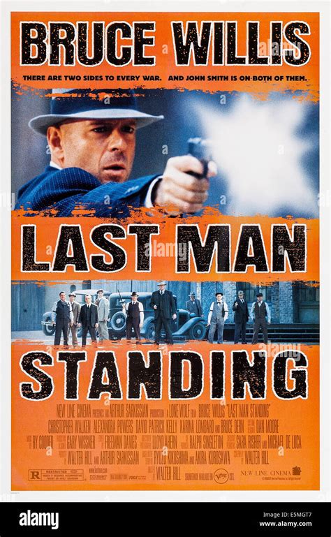 LAST MAN STANDING, Bruce Willis on poster art, 1996, ©New Line Cinema/courtesy Everett ...