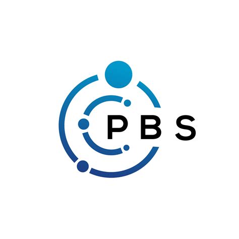 PBS letter technology logo design on white background. PBS creative ...