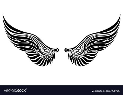 Wings Royalty Free Vector Image - VectorStock