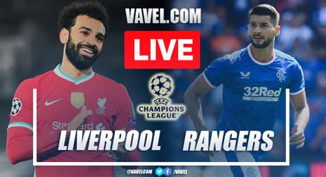 Liverpool vs Rangers: LIVE Stream, Score Updates and How to Watch in UEFA Champions League Match ...