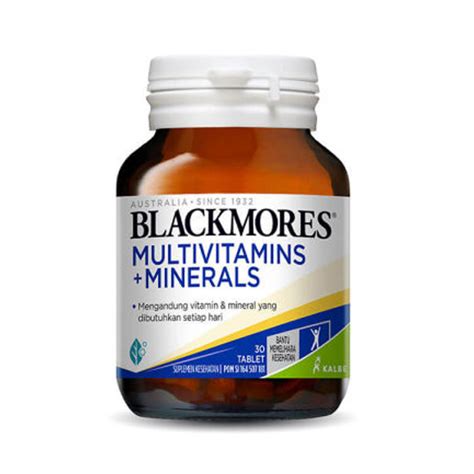 Blackmores Multivitamins + Minerals 30 Tablet - Kegunaan, Efek Samping ...