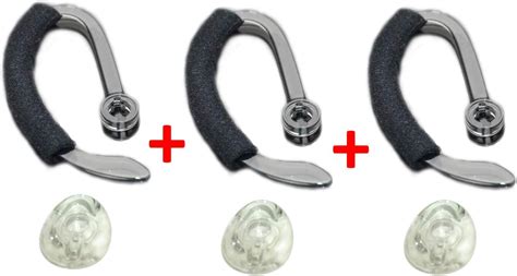 Amazon.com: 3X Same Size Replacement Earbuds Ear Tips + Ear Hook Loops ...