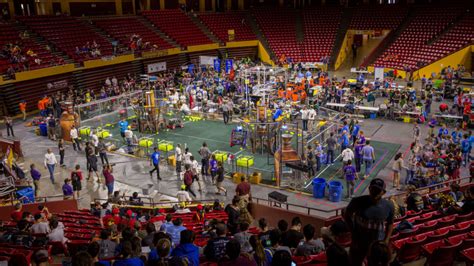 Robots battle for FIRST Robotics Competition State Championship