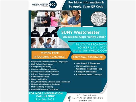 GET THAT FREE TRAINING: Westchester Community College (WCC) Fall 2022 Semester Will Begin In ...