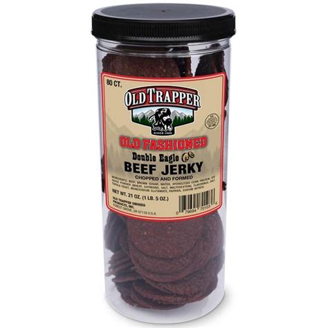 Old Trapper 80-Count Old Fashioned Spices Double Eagle Jerky Jar Smoked Beef Jerky - 70103T ...