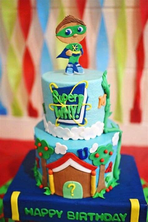 Super Why Birthday cake by Shandi Cakes 5th Birthday Party Ideas, 3rd Birthday Cakes, King ...