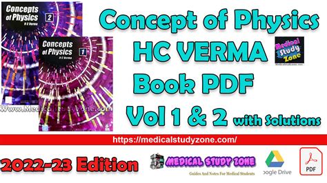 Concept of Physics by H.C Verma Part 1 & 2 Session 2022-23 PDF Free ...