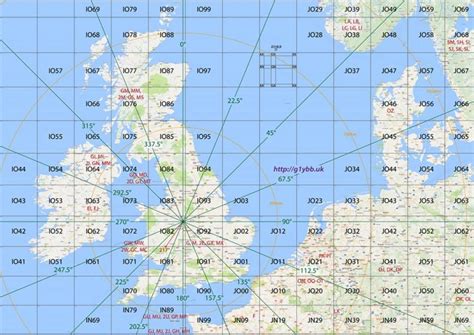 UK and Europe VHF Contesting Maidenhead Locator Map - G1YBB.uk