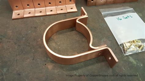 RDS Copper Downspout Brackets - The New CopperShoppe.com