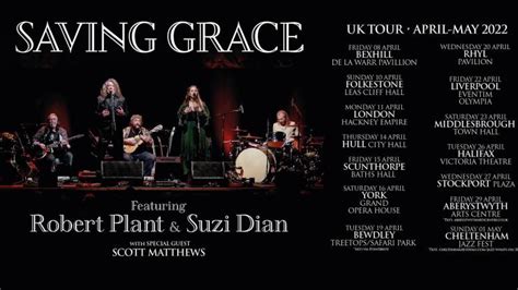 Robert Plant announced a UK tour with Saving Grace – Led Zeppelin News