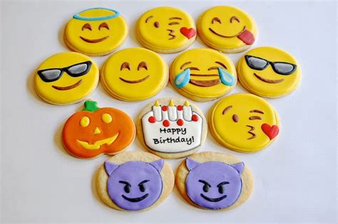 Emoji Cookies | Emoji cookie, Custom cookies, Emoji