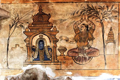 Chola Paintings in Brihadeshwara the Tanjore Big Temple - i Share ...