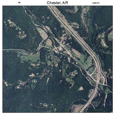 Aerial Photography Map of Chester, AR Arkansas