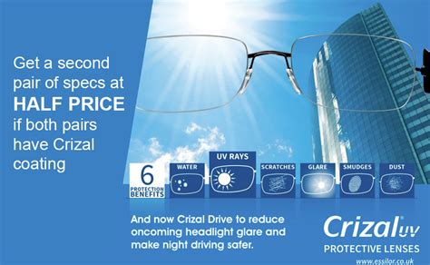 Half Price Frames with Crizal UV Lenses - Complete Eyecare and Hearing Care Centre