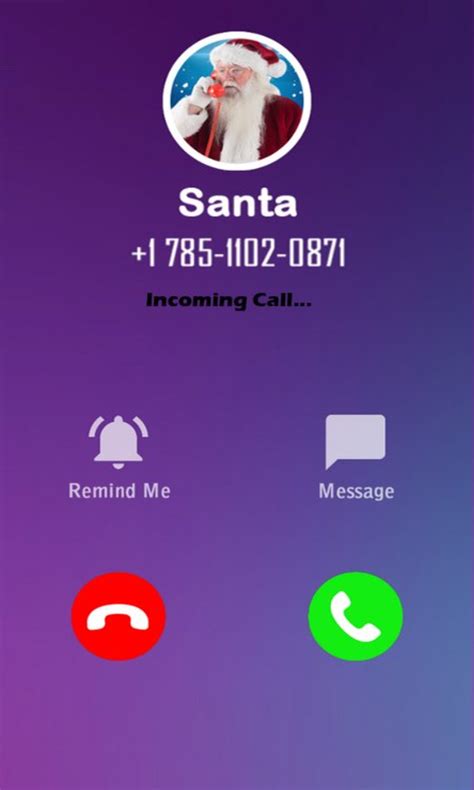 Santa Claus Real Phone Number