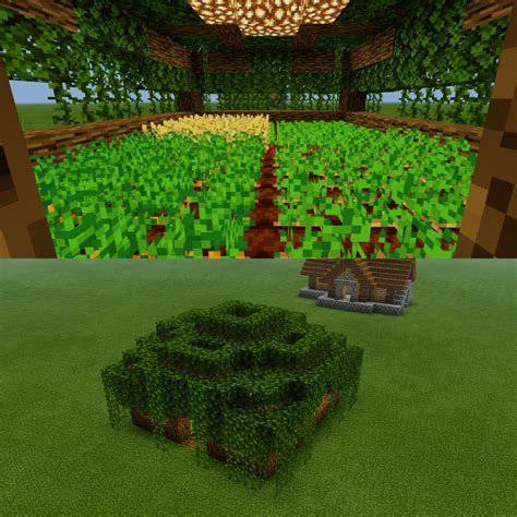 Minecraft Farm Layout