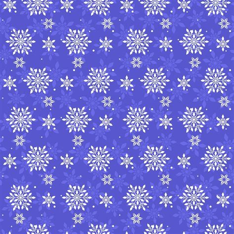 Seamless winter snowflakes pattern. 2188259 Vector Art at Vecteezy