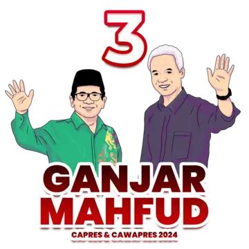 Illustration Of Ganjar Mahfud, Reward, Election 2024, Pdip PNG ...