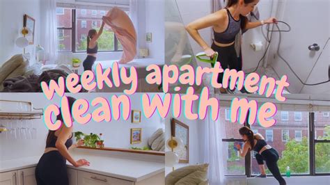 clean my apartment with me 👻 | weekly cleaning routine 2022 - YouTube