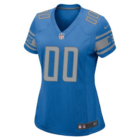 Women’s Nike Blue Detroit Lions Custom Game Jersey – Detroit Lions Shop