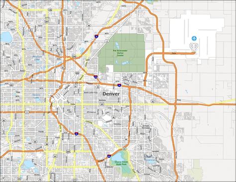 Map of Denver, Colorado - GIS Geography