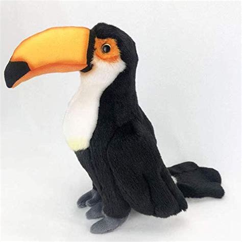 Amazon.com: TAMMYFLYFLY Realistic Toucan Bird Stuffed Animal Plush Toy ...