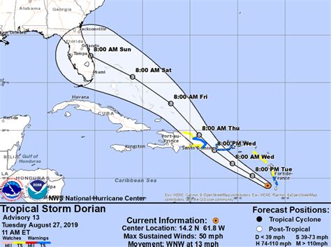 Hurricane Dorian's Path Set on Florida as Cat 3; Flagler, Palm Coast, Bunnell and State All ...