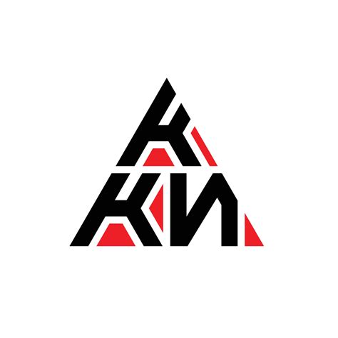 KKN triangle letter logo design with triangle shape. KKN triangle logo design monogram. KKN ...