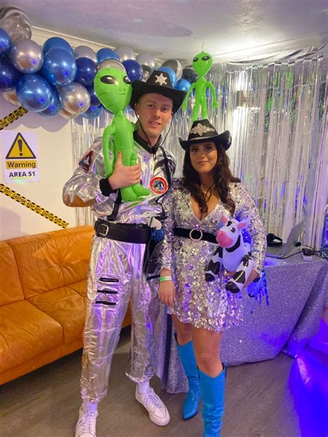 Space Cowboy Party | Space party costumes, Cowboy party, Alien party