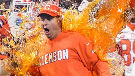 Clemson football Coach Dabo Swinney after ACC Championship game