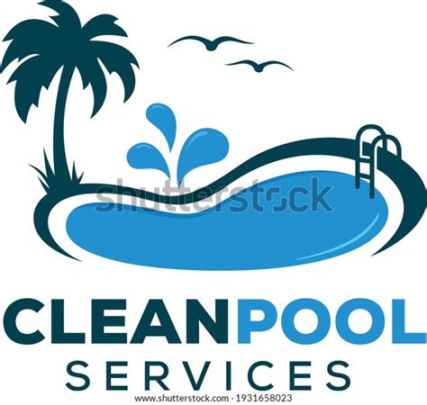 Creative Clean Water Pool Logo Stock Vector (Royalty Free) 1931658023 ...