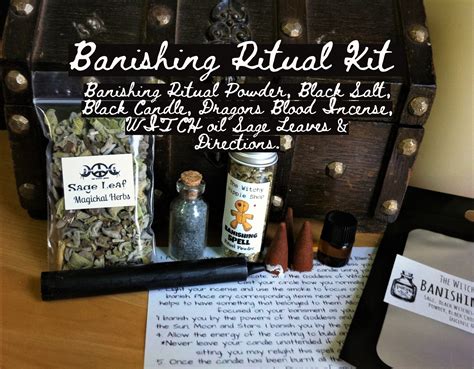 Banishing Ritual Spell Kit / Banishing Ritual Kit / Banishing | Etsy