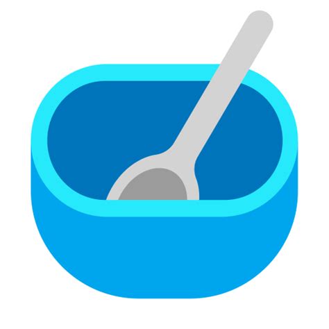 Bowl With Spoon Flat Icon | FluentUI Emoji Flat Iconpack | Microsoft