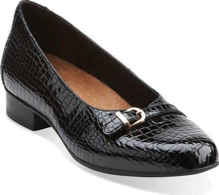 Clarks Women's Keesha Raine Slip-On | Size: 7.5 M | Black Crocodile