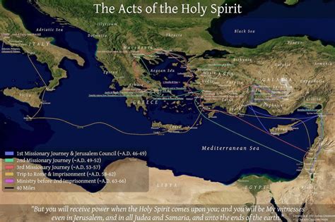 Apostle Paul's Journey Map