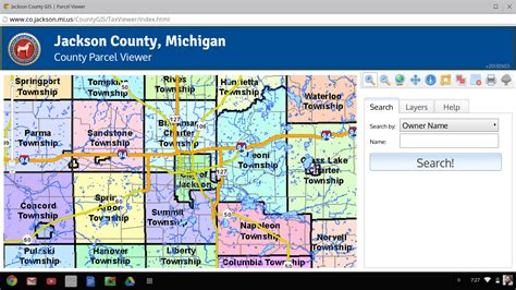 Jackson County Property Lines and Parcel Viewer. #JacksonMI | Jackson ...