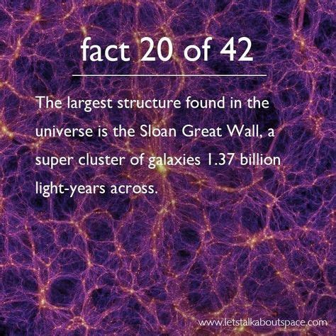 The Sloan Great Wall | Space facts, Astronomy facts, Science facts