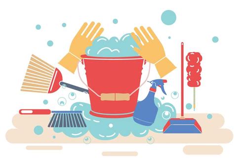 Spring Cleaning Vector 107141 Vector Art at Vecteezy