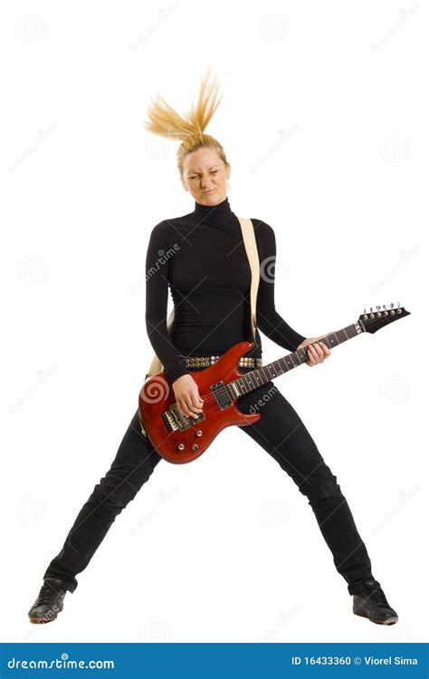 Headbanging Rock Girl Stock Photo - Image: 16433360