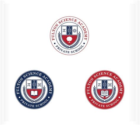 Fulton Science Academy Private School Logo by Radmila* | School logo, Logo design contest ...