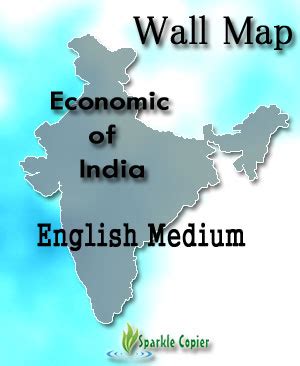 Economic of India Wall Map English Medium - Online Books Store for Civil Services Notes & UPSC ...