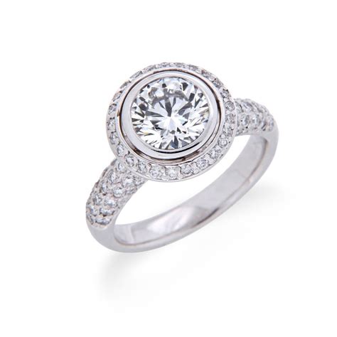 Round Diamond Halo Ring - King Street Design