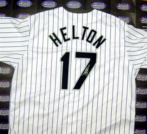 Todd Helton autographed Jersey (Colorado Rockies)