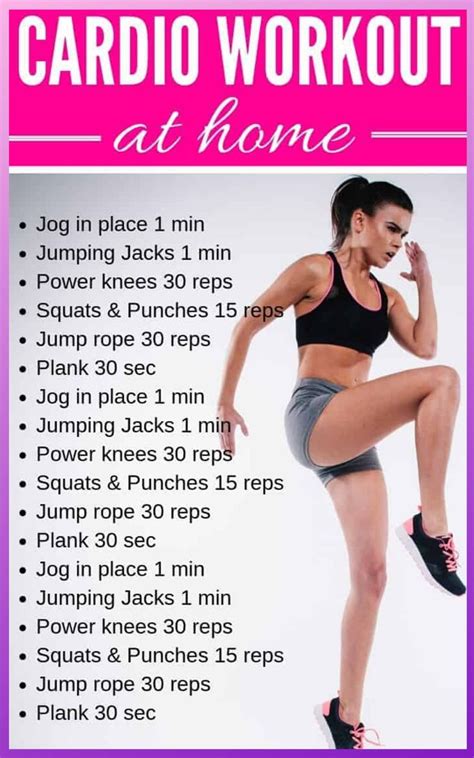 Beginner Cardio Workout – At Home, No Equipment! | Intense cardio workout, Cardio workout at ...