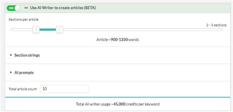 How to use the AI writer in the mass article creator | SEO Content Machine