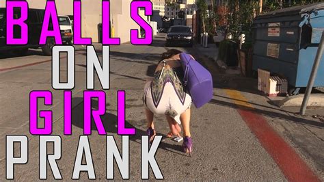 BALLS ON GIRL PRANK! PRANK "GONE WRONG" | Girl pranks, Pranks, Gone wrong