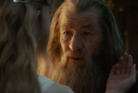 Romantic Moment: A Tantalizing Touch Between Galadriel & Gandalf