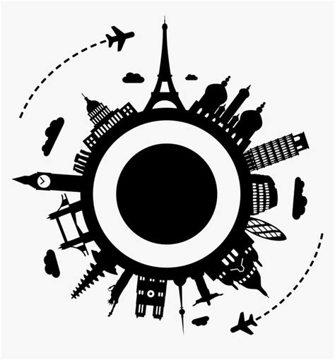 Travel Logo Black And White