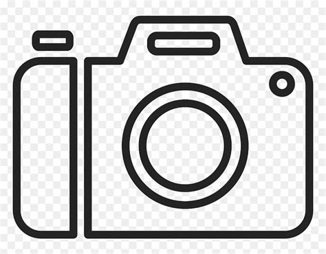 Transparent Photographer Camera Clipart - Camera Outline Png, Png Download - vhv